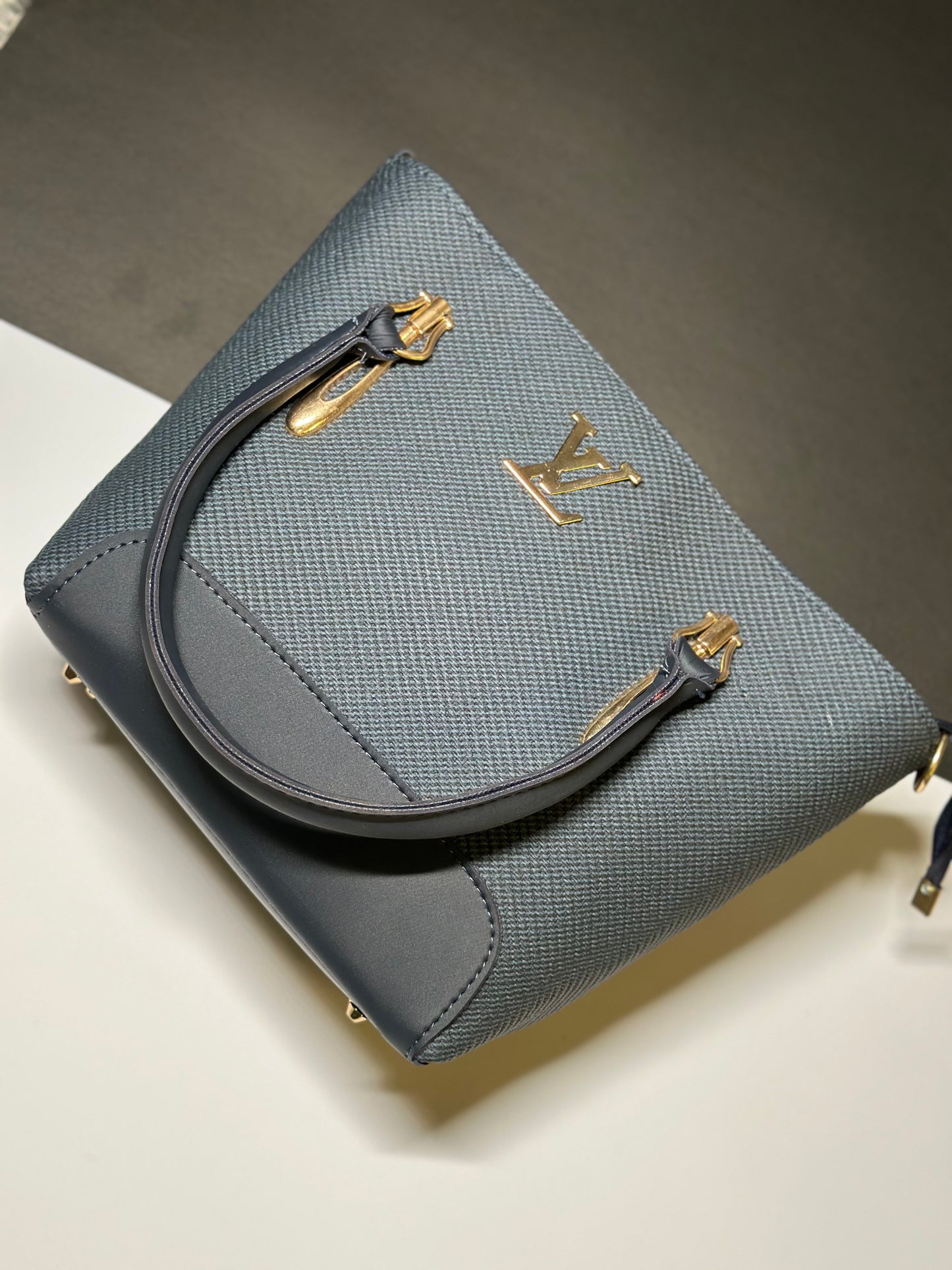 Azure & Ivory Tote