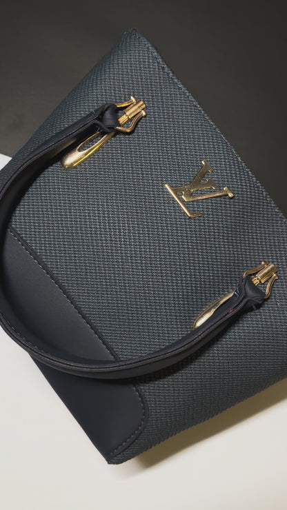 Azure & Ivory Tote
