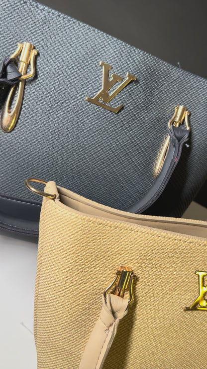 Azure & Ivory Tote